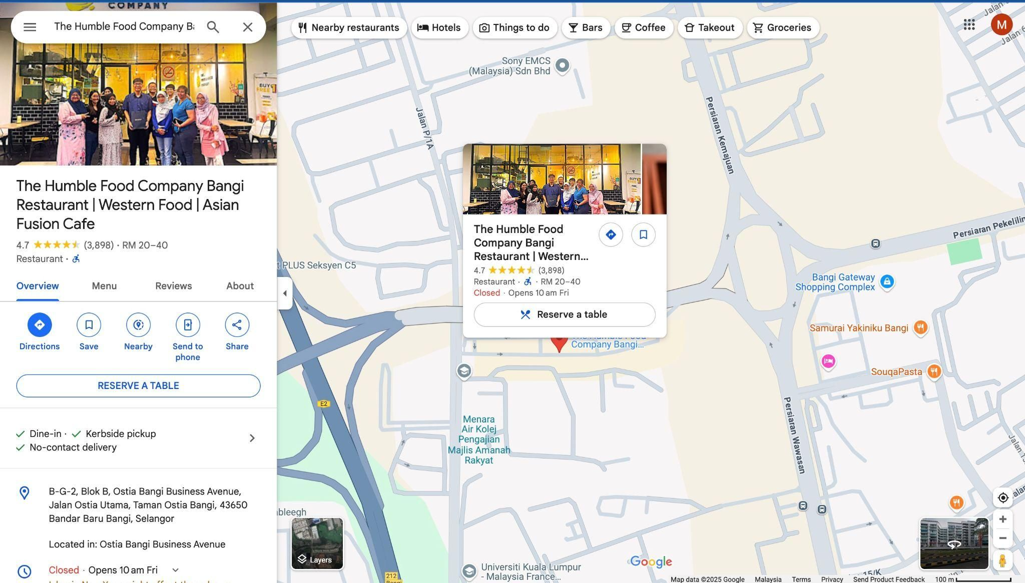 Humble Food Company Bangi Food & Beverage case study screenshot 1 - ABC Sales AI results